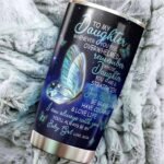 Wookoo Daughter Butterfly Tumbler - Mom Daughter Gifts - Mothers Day & Christmas - 16oz - Image 5