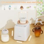 YunBaby Waterless Baby Bottle Shaker and Warmer, Fast Heating & Automatic Mixing for Formula, Adjustable Temperature, Quiet, Easy to Clean, Fits All Bottles - Image 3