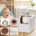 YunBaby Waterless Baby Bottle Shaker and Warmer, Fast Heating & Automatic Mixing for Formula, Adjustable Temperature, Quiet, Easy to Clean, Fits All Bottles - Image 5