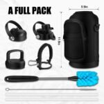 ABOTOCUP Gallon Water Bottle Insulated Keep Cold24H & Hot12H, Large 1 Water Bottle Gallon with Straw Lids&Paracord Handle, 128oz Water Bottle Double Wall Leak-proof BPA Free with Powder Coated - Image 6