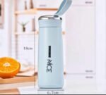 Glass-Lined Water Bottle – No Microplastics, 100% BPA-Free, Leakproof & Reusable – Durable, Eco-Friendly, and Stylish for Home, Gym, or Travel (15 oz) - Image 3