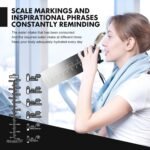 ZHYIFRQZ Sports Water Bottle with Straw,32 OZ Water Bottles with Time Marker for Boys and Girls,Simple Modern Water Bottle Plastic Leakproof Bpa Free,Waterbottle for Adults,School,Gym,Outdoor - Image 3