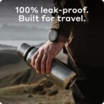 Bobber - 34 oz Vacuum Insulated Stainless Steel Water Bottle with Cup Lid - Dishwasher Safe - Keeps Drinks Hot for 48 Hours and Cold for 72 Hours - Double Walled Thermo Flask (Matte) - Image 4