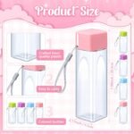 Mifoci 10 Pieces Water Bottle Bulk 17 oz Plastic Sports Water Bottles with Leak Proof Lid for Adults Reusable Outdoor Fitness - Image 3