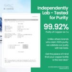 Rivera [NEW] Hammered 32oz – 99.92% LAB TESTED Pure Copper water bottle, PTFE & PFOA Free, Leakproof & Joint free, BPA-Free, Eco-Friendly, Non-Toxic, Handcrafted, Detox & Wellness - Hammered - Image 4