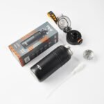 TKK 30 oz Insulated Water Bottle with Straw, Leak Proof Stainless Steel Double Wall Vacuum Bottles with Strap, Reusable Metal Sports Water Bottle for Hot & Cold Drinks, Dishwasher Safe, Khaki - Image 5