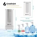 GentleJet Automatic Water Dispenser Pump for 5 Gallon Bottle with Stand, Digital Display, USB-C Rechargeable Water Jug Pump, Measured & Continuous Dispensing, Foldable Spout - Image 3