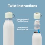 Owala FreeSip Twist Insulated Stainless Steel Water Bottle with Straw for Sports and Travel, BPA-Free, 24-oz, Blue Blue Jay - Image 5