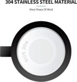 CUOPRU Double Wall Stainless Steel Vacuum Insulated Bottle for Yerba Mate, Coffee, Water, Tea, 32oz, BPA Free, Argentina Captain NO.10 Style - Image 5