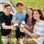 Cafezi 16 oz Stainless Steel Cups 4 Pack, Stackable Metal Drinking Glasses, Unbreakable & Shatterproof Pint Tumblers, BPA Free for Home, Bar, Restaurant, Party, Travel, Camping, Outdoors - Image 6