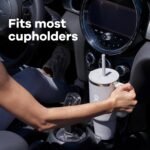 Hydro Flask Travel Tumbler with Handle, Lid and Straw - Insulated Stainless Steel in 40 Oz Cascade - Image 4