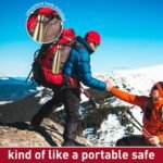 Golden Water Bottle All Stainless Steel Diversion Safes Made with Hidden Compartment for Cards, Keys, Cash and Valuables Free Hook and Smell Proof Bag - Image 6