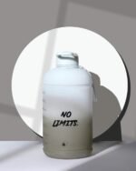 H2O Capsule INSPO Gallon Water Bottle with Time Marker and Straw Motivational Hydration Tracker Jug Big BPA-Free Food-Safe Leakproof Drinking Bottle with Handle & Strap, Rocky Shore - Image 4