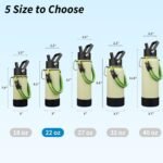 BJPKPK Insulated Water Bottle with Straw Lid, 22oz Thermal Flasks Water Bottles with 3 Lids, Paracord Handle & Non-slip Boot, BPA Free Leak Proof Stainless Steel Tumblers,Macaron Green - Image 6
