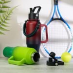 BJPKPK Insulated Water Bottles with Straw Lid, 35oz Metal Water Bottle with 2 lids & Paracord Strap, Double Wall Stainless Steel Vacuum Tumblers, Cups,Thermo for Hot& Cold Drinks, Charming Red - Image 7