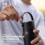 Simple Modern Mesa Sport Water Bottle with Covered Chug Lid | 30oz Cup Holder Friendly Insulated Stainless Steel Bottle for Gym, Sports and Travel | Golden Bear - Image 7