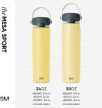 Simple Modern Mesa Sport Water Bottle with Covered Chug Lid | 30oz Cup Holder Friendly Insulated Stainless Steel Bottle for Gym, Sports and Travel | Golden Bear - Image 8