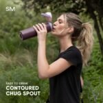 Simple Modern Mesa Sport Water Bottle with Covered Chug Lid | 30oz Cup Holder Friendly Insulated Stainless Steel Bottle for Gym, Sports and Travel | Golden Bear - Image 10