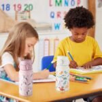 GOPPUS 12 oz Kids Water Bottle - Stainless Steel Insulated Water Bottle, BPA Free, Odorless, Durable and Reusable for School, Sports and Outdoor Activities(white dinosaur) - Image 3