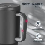 Meoky 30 oz Tumbler with Handle, Tumbler with Lid and Straw, Insulated Stainless Steel Travel Mug, 100% Leak-proof, Cupholder Friendly, Keeps Cold for 24 Hours or Hot for 8 Hours (Night) - Image 7