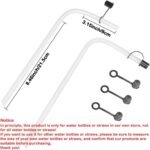 SolForis Long Straws with Lids for Hockey Water Bottles 32oz, Plastic Accessories for Football Lacrosse Gym Sport Squeezable Bottle for 0.358in Diameter Straws - Image 4