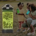YuanDian Dinosaur Water Bottle, Light Up Boy Drinking Cups with 3D Dinosaur Night Light- 14 OZ Tritan BPA Free Eco-Friendly - Cool Jurassic Merchandise Gift for School Kids Boy Girl - Image 6