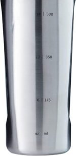 BlenderBottle Radian Shaker Cup Insulated Stainless Steel Water Bottle with Wire Whisk, 26-Ounce, Matte Arctic Blue - Image 4