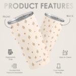 SANDJEST Botanical Tumbler 20oz, Stainless Steel Travel Cup with Lid, Insulated Coffee Mug, Botanical Gifts for Women Girls Friends Sisters on Birthday Christmas - Image 3