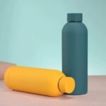 FAMKX 17oz Stainless Steel Insulated Narrow Mouth Sports Water Bottle, Double wall Cola Shape Vacuum flask (500ml, Dark green) - Image 3