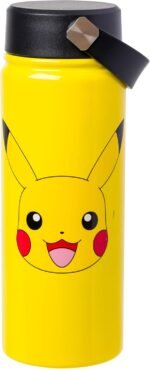 Silver Buffalo Pokemon Pikachu Stainless Steel Water Bottle with Swivel Handle, 20 Ounces - Image 4