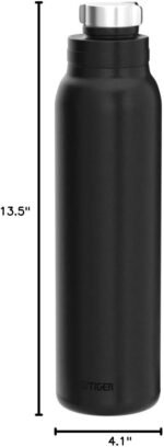Tiger Corporation MTA-T150 Stainless Steel Vacuum Insulated Carbonated BPA-Free Bottle, 50.7 Oz., Carbon Steel - Image 4
