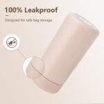 Simcat 9 oz Small Stainless Steel Vacuum Insulated Water Bottle with Silicone Handle and Leakproof Lid, Cold and Hot Drinks, for Travel, Gym, Camping and Hiking (Pink) - Image 4