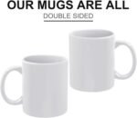 Personalized Coffee Mug with Picture Message | Custom Photo Text and Logo Ceramic Mugs | Customized Tea Cup for Men & Women | Unique Gift Idea Solid White - Image 4