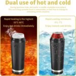 Heated Cup,Car Cup Holder,Intelligent Cooler Mug|One Touch Switch|12 OZ Coffee Mug|Car Smart Heating & Cooling Bottle,Car Coffee Warmer,Chirstmas Gift for Parents and Friends - Image 3