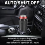 Heated Cup,Car Cup Holder,Intelligent Cooler Mug|One Touch Switch|12 OZ Coffee Mug|Car Smart Heating & Cooling Bottle,Car Coffee Warmer,Chirstmas Gift for Parents and Friends - Image 6