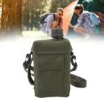 equlup 2L Insulated Water Bottle, Large Capacity Portable Outdoor Water Flask Jug Multi Fuctional Canteen with Carrying Handle for Camping, Backpacking, Hiking (OD Green) - Image 5
