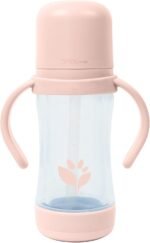 Green Sprouts® Glass & Sprout Ware® Sip & Straw 5oz., 6mo+, Plant-Plastic, Platinum-Cured Silicone, Dishwasher Safe, Grows with Baby, Tested for Hormones, Spice - Image 4