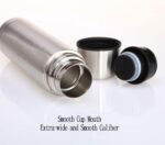 Small water bottle Mini Vacuum Insulated Stainless Steel Water Bottle Flask Metal Bottle for Hot and Cold Drinks 12Oz/350ml(Silver) - Image 4