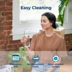 Bluevua Glass Water Bottle, 18 Oz High Borosilicate Glass with Time Marker, and Stainless Steel Leak Proof Lid, Compatible With RO100ROPOT-Travel Reverse Osmosis System - Image 6