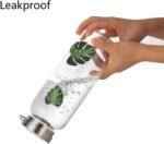 Gulujoy 32 oz Glass Water Bottle Wide Mouth with Neoprene Sleeve, Bpa Free - Image 4