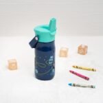Zak Designs Harmony Kid Water Bottle Benefiting St. Jude, For Travel or At Home, 14oz Stainless Steel is Leak-Proof When Closed and Vacuum Insulated (Space) - Image 3