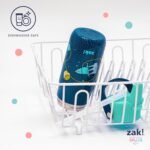 Zak Designs Harmony Kid Water Bottle Benefiting St. Jude, For Travel or At Home, 14oz Stainless Steel is Leak-Proof When Closed and Vacuum Insulated (Space) - Image 7