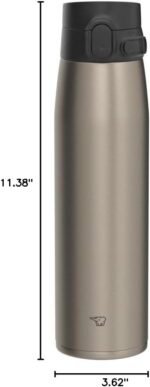 Zojirushi SM-VS95XA Vacuum Bottle 32 ounce Stainless - Image 7