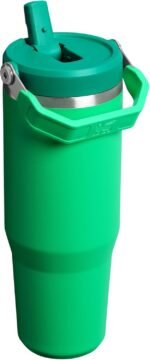 STANLEY IceFlow 2.0 Flip Straw Tumbler with Handle 30 oz | Twist On Lid and Flip Up Straw | Leak Resistant Water Bottle | Insulated Stainless Steel | BPA-Free | Meadow - Image 4