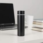 Stainless Steel Insulated Water Bottle, 5oz Mini Water Bottle, Small Sports Bottle, Slim Tumbler,Travel Bottle, Coffee Cup, Pocket Bottle, keep hot and cold, Leak Proof,BPA Free (Black) - Image 3