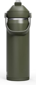 CamelBak Thrive Flip Straw Insulated Stainless Steel Water Bottle Moss, 20oz - Image 3