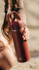 CamelBak Thrive Flip Straw Insulated Stainless Steel Water Bottle Moss, 20oz - Image 8