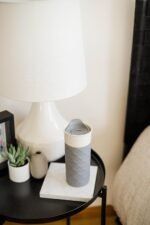 Ello Ogden Ceramic Travel Mug with Splash-Resistant Slider Lid and Protective Silicone Boot, Perfect for Coffee or Tea, BPA Free, Dishwasher Safe, Gray, 16 oz, 758-0438-040 - Image 3