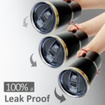 Metalya 20 oz Tumbler Stainless Steel Tumbler with Lid and Straw, Double Wall Vacuum Insulated Travel Coffee Mug for Laser Engrave, Powder Coated Cups for Hot and Cold Drinks (Black,1 pack) - Image 5