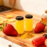 12 Pack 2 oz Glass Shot Mini Bottles with Black Lids - Reusable Leakage-Proof Small Clear Jar for Ginger, Wellness Shot, Juice, Sample, Whiskey, Essentials - Wide Mouth Containers, Dishwasher Safe - Image 6